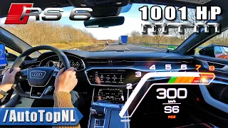 1001HP AUDI RS6 C8 MTM | 300KM/H on GERMAN AUTOBAHN by AutoTopNL