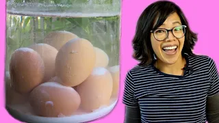 PERFECT Eggs With NO Refrigeration?  | Lime Water Eggs -- 1800s Egg Preservation