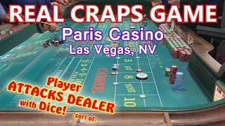 OUT OF CONTROL CRAPS DICE! - Live Craps Game #24 - Paris Casino, Las Vegas, NV - Inside the Casino