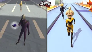 Miraculous Ladybug e Chat Noir 🐞  It’s time to battle, run & jump: Hawk Moth Versus QUEEN BEE!