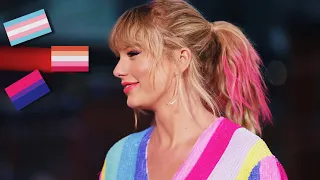 Taylor Swift supporting gay rights for 13 minutes straight