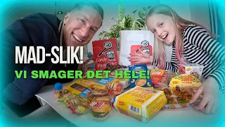 VI KØBER OG SMAGER PÅ ALT SLIK DER LIGNER MAD