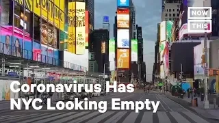 New York City Looks Empty Amid Coronavirus Lockdown | NowThis