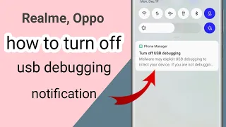 How to turn off usb debugging mode in realme and Oppo