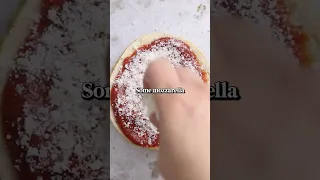 How to make an Easy Bagel Pizza in 1 minute!
