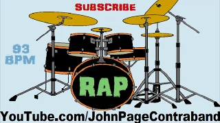 Rap Hip Hop Drum Beat Loop Track 93 bpm 808