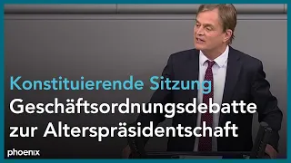 20. Bundestag: Geschäftsordnungsdebatte zur Alterspräsidentschaft am 26.10.21