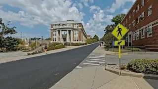 Walking in Morgantown, West Virginia