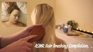 ASMR Relaxing Hair Brushing COMPILATION with Scalp massage | Soft Spoken