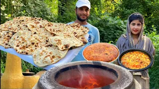 Malai Matar Karahi Paneer and Tandoori Roti I Most Favourite Combo in Our Outdoor Kitchen I