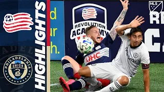 New England Revolution vs. Philadelphia Union | August 20, 2020 | MLS Highlights