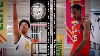 LivOn 17U vs. Mac Irvin Fire || NBA sons duo Mike Williams, Abdul Aziz Olajuwon Hoop in EYBL Session