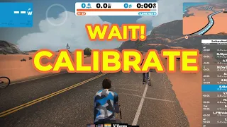 Calibrate your trainer in Zwift for accurate FTP
