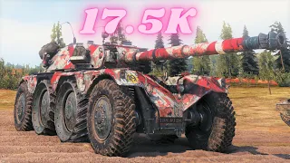 17.5K Spot + Damage Panhard EBR 105 & Panhard EBR 105 ???  World of Tanks , WoT Replays tank battle