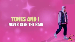 Tones and I - Never Seen The Rain ( KARAOKE with BACKING VOCALS )