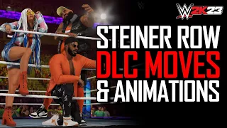 WWE 2K23 All Steiner Row Pack DLC Moves (New Moves, Tag Team, Pin Combos, Taunts & Bonus Motions)