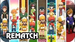 Pokémon Let's Go Pikachu & Eevee - All Gym Leader Rematch (HQ)