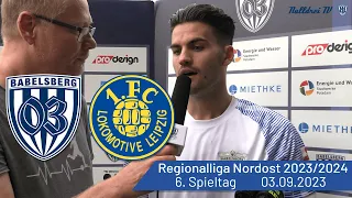 Spielbericht: Babelsberg 03 vs. 1. FC Lok Leipzig | #nulldreitv | Saison 2023/24