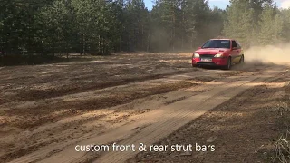 Ford Fiesta Zetec-S in rally action during quarantine / Juris Popovs