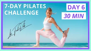 Pilates Workout Challenge DAY 6-30 MIN FULL BODY Workout (At-Home Pilates)