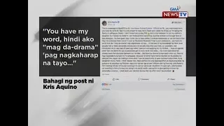 NTG: Kris Aquino, inimbitahang magkape o mag-beer si Paolo Duterte