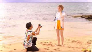 Romantic Beach Proposal | Okinawa, Japan