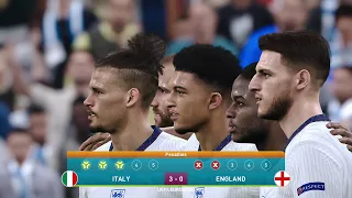 PES 2021 | Italy vs England - Penalty Shootout | UEFA Euro 2020 Final - 4K 60fps