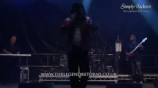 SIMPLY JACKSON - THE LEGEND RETURNS... Michael Jackson Live Band Theatre Show Beat It 2018