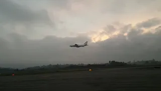 Antonov An-124 take off Medellin JMC Rionegro airport SKRG RWY01