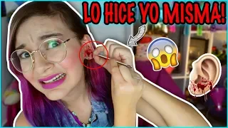 ¡ME QUERÍA HACER UN PIERCING EN LA OREJA Y TODO SALIÓ MAL! - Lulu99