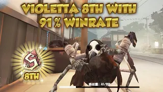 (8th violetta) Violetta 8th With 91% Winrate | Identity V |第五人格 | 제5인격 | アイデンティティV | Violetta