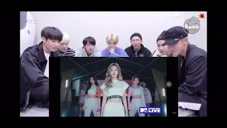 Bts reaction to itzy not shy + wannabe