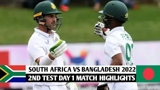 Sa Vs Ban 2nd Test Day 1 2022 Highlights South Africa Vs Bangladesh 2nd Test Day 1 2022 Highlights