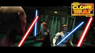 Anakin & Kenobi vs Ventress [4K HDR] - Star Wars: The Clone Wars Film Extended (2008)