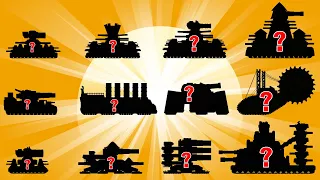 ALL SERIES : MEGA BOSS vs MEGA TANK  - Cartoons about tank/Nina tank cartoon