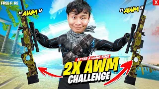 Only 2x Awm & M82B Sniper Challenge in Solo Vs Squad🔥Tonde Gamer - Free Fire Max