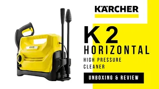 Karcher K2 Horizontal Pressure Washer quick Unboxing & Review#karcher #powerwashing #cleaning