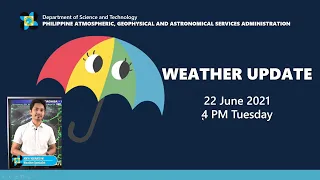 Public Weather Forecast Issued at 4:00 PM June 22, 2021