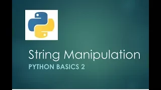 Python 3 Basics # 3 | Python Strings Manipulation  | Step Function |  Python for Beginners