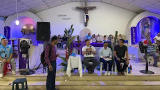 35-23/Pastor protestante llega a retar al padre Luis toro y mire lo qué pasó