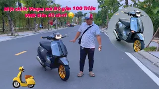 Vespa Sprint Độ 100.000.000VND Cực Đẹp Phong Cách Công Tử Con Nhà Giàu Độc Nhất Sài Gòn