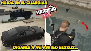 PERSPECTIVA de los POLIS a la HUIDA de NEXXUZ con el GUARDIAN XD MARBELLA VICE 2