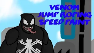 Venom Jump Roping Speedpaint (Spectacular Spiderman)