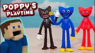 Poppy's Playtime Video Game TOYS!! Action Figure Set! - Puppet Steve