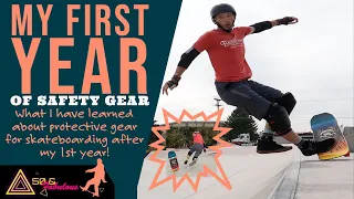 One year of safety gear! Skateboarding helmets, pads and more! Protection for skateboarding.