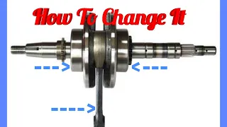 How To Change Motorcycle Connecting Rod Kit Crankshaft | Replacement