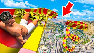 Die VERBOTENE WASSERRUTSCHE in GTA 5!