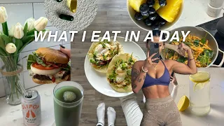 WHAT I EAT IN A DAY 🍔 🥑 | balanced, healthy, fresh & homemade cooking