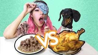 DOG FOOD VS HUMAN FOOD | POLINESIO CHALLENGE | LOS POLINESIOS