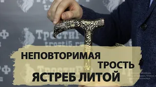 Трость стилет Ястреб литой (Обзор)